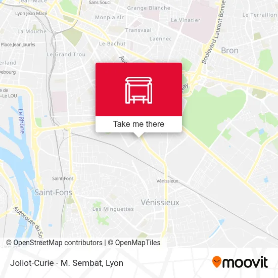 Joliot-Curie - M. Sembat map