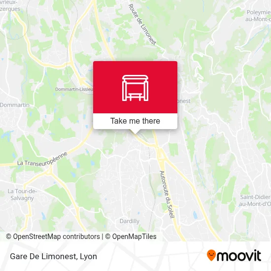 Gare De Limonest map