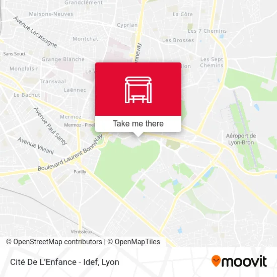 Cité De L'Enfance - Idef map
