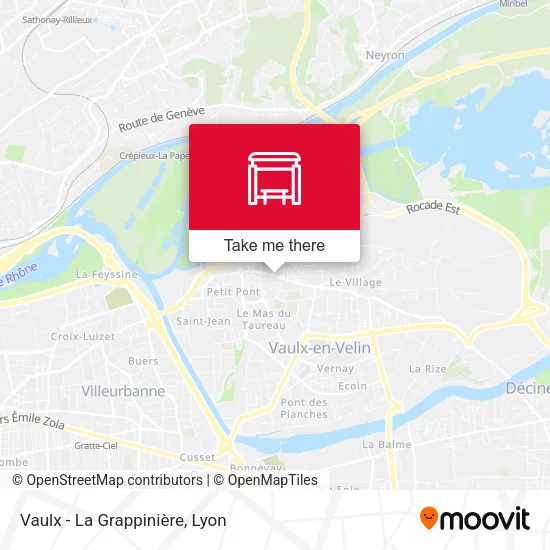 Vaulx - La Grappinière map
