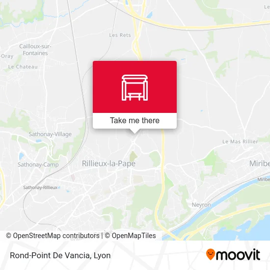 Rond-Point De Vancia map