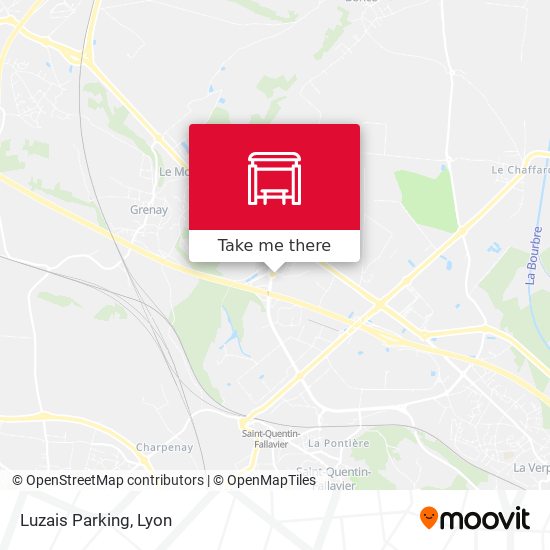 Luzais Parking map