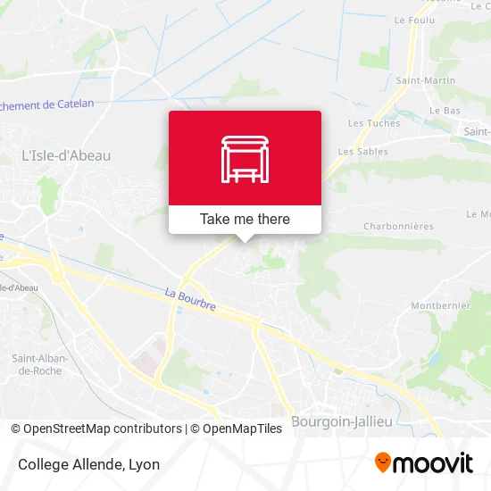 College Allende map