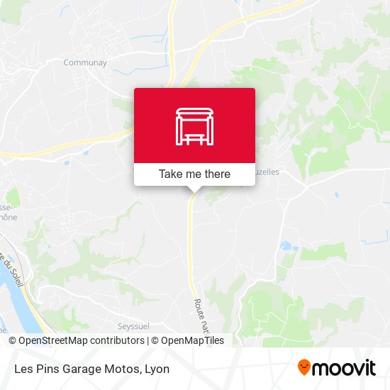 Les Pins Garage Motos map