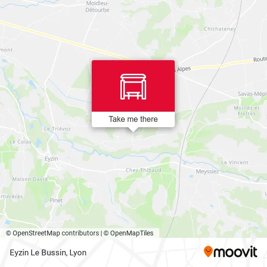 Eyzin Le Bussin map