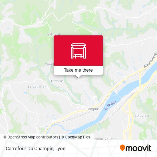 Carrefour Du Champin map