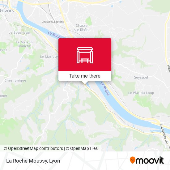 Mapa La Roche Moussy
