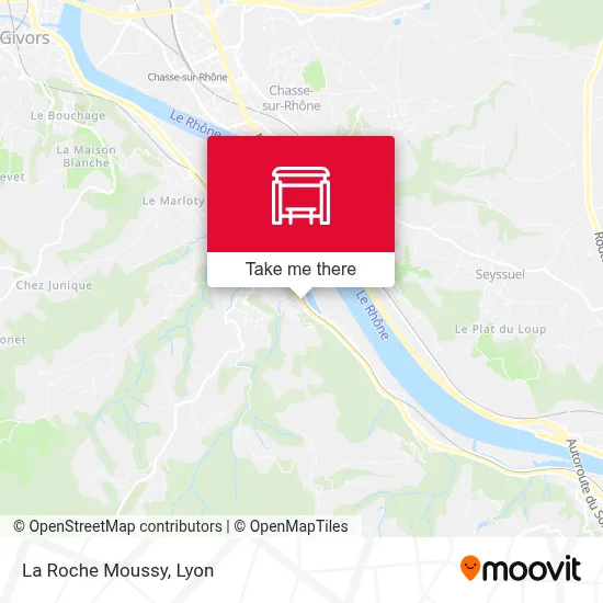 La Roche Moussy map
