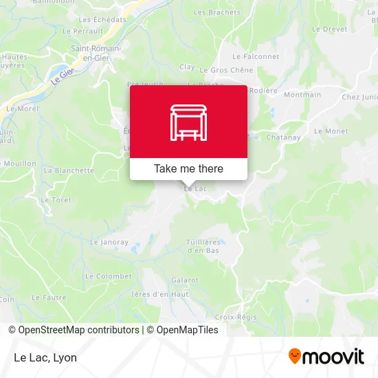 Le Lac map