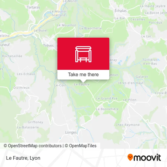 Le Fautre map