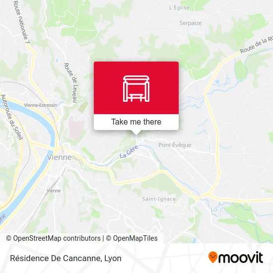 Résidence De Cancanne map