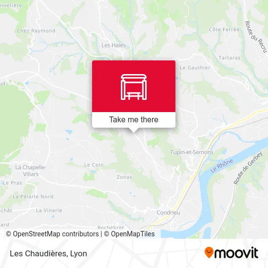 Les Chaudières map