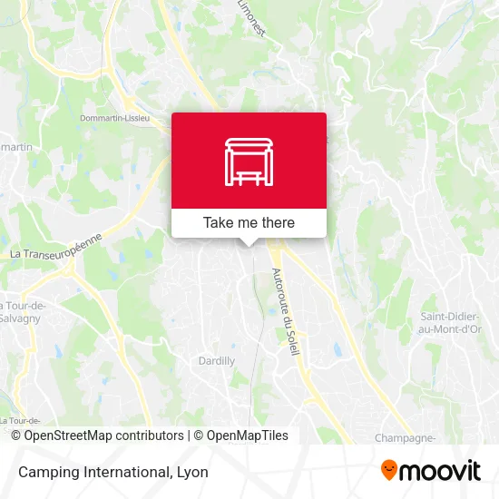 Camping International map