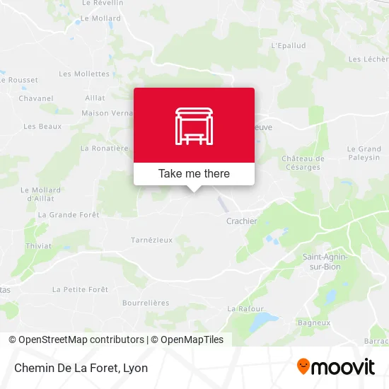 Chemin De La Foret map