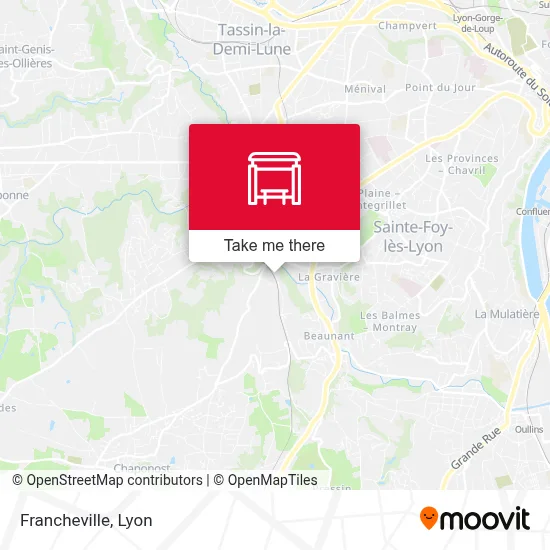 Francheville map