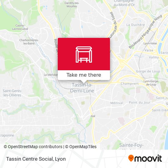 Tassin Centre Social map