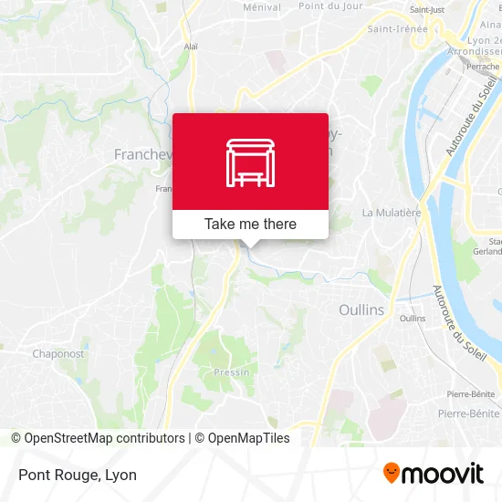 Pont Rouge map
