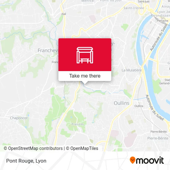 Pont Rouge map