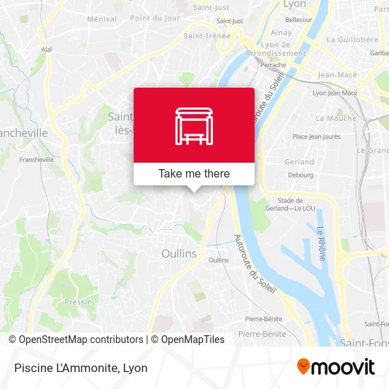 Piscine L'Ammonite map