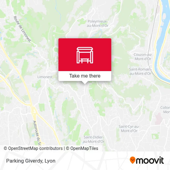 Parking Giverdy map