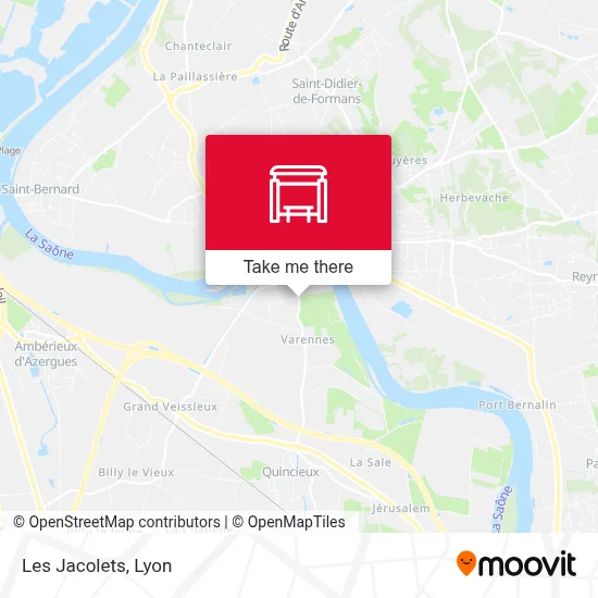Les Jacolets map