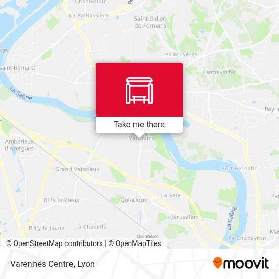 Varennes Centre map