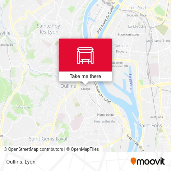 Oullins map