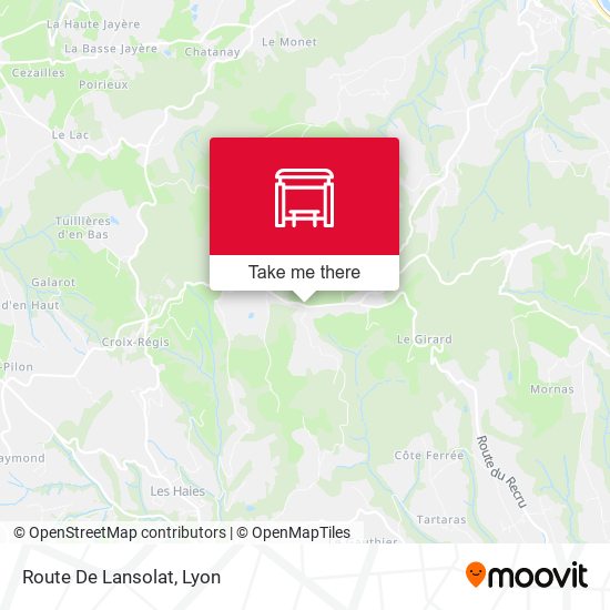 Route De Lansolat map