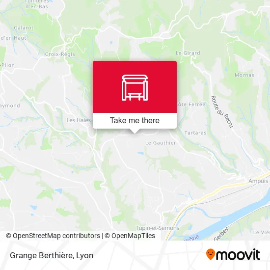 Grange Berthière map