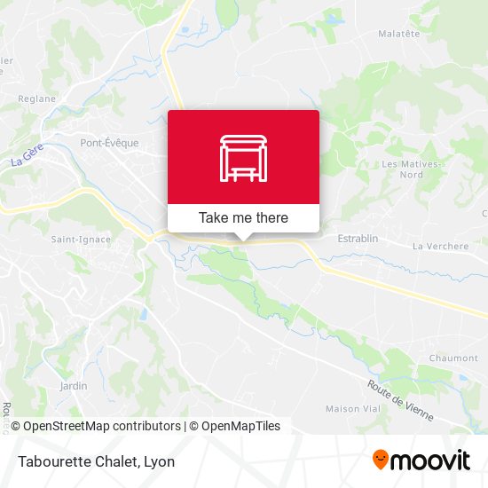 Tabourette Chalet map