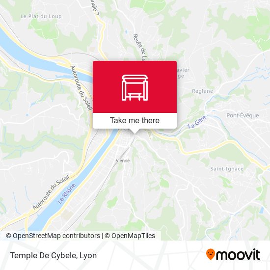 Temple De Cybele map