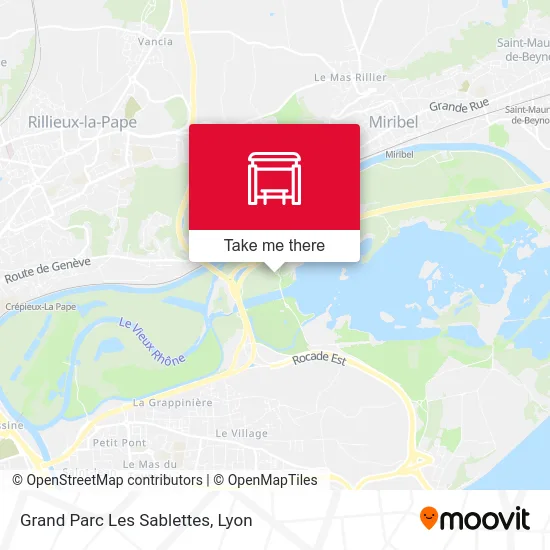 Grand Parc Les Sablettes map