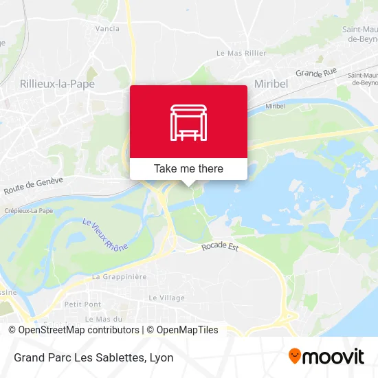 Grand Parc Les Sablettes map