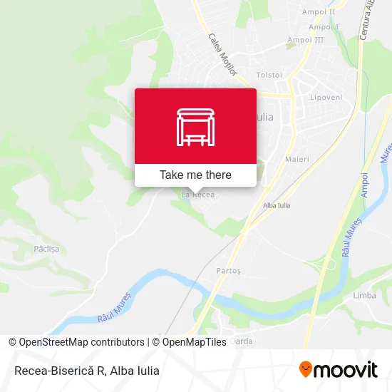 Recea-Biserică R map