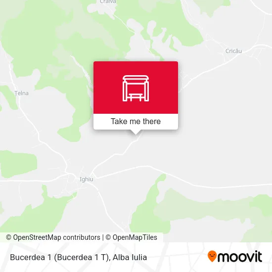 Bucerdea 1 (Bucerdea 1 T) map
