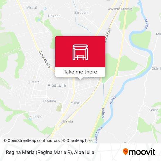 Regina Maria (Regina Maria R) map