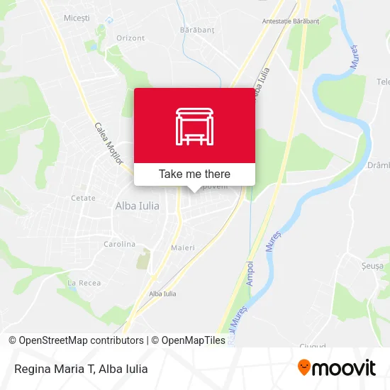 Regina Maria T map