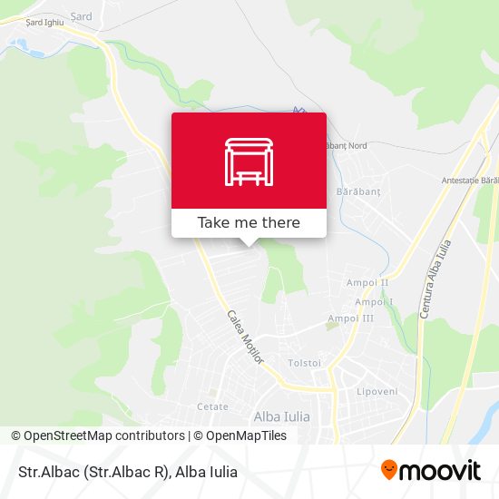 Str.Albac (Str.Albac R) map