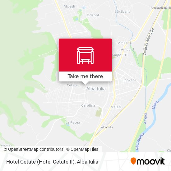 Hotel Cetate (Hotel Cetate II) map