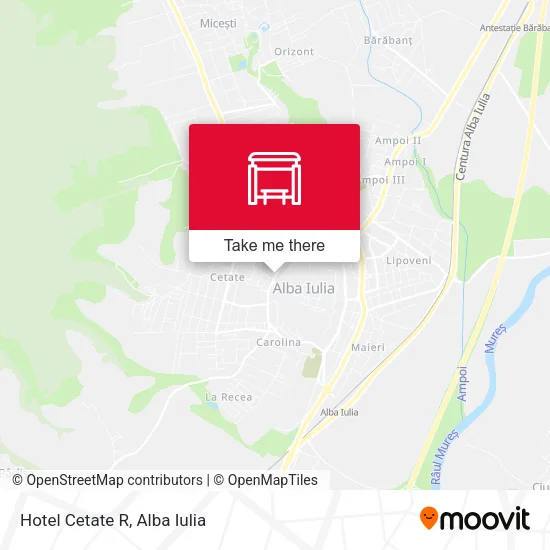 Hotel Cetate R map
