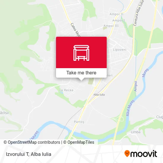Izvorului T map