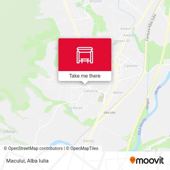Macului map