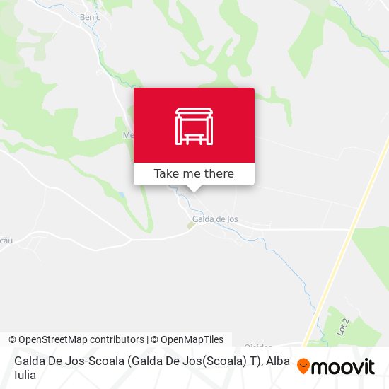 Galda De Jos-Scoala (Galda De Jos(Scoala) T) map