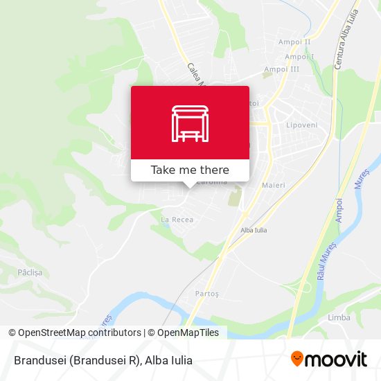 Brandusei (Brandusei R) map