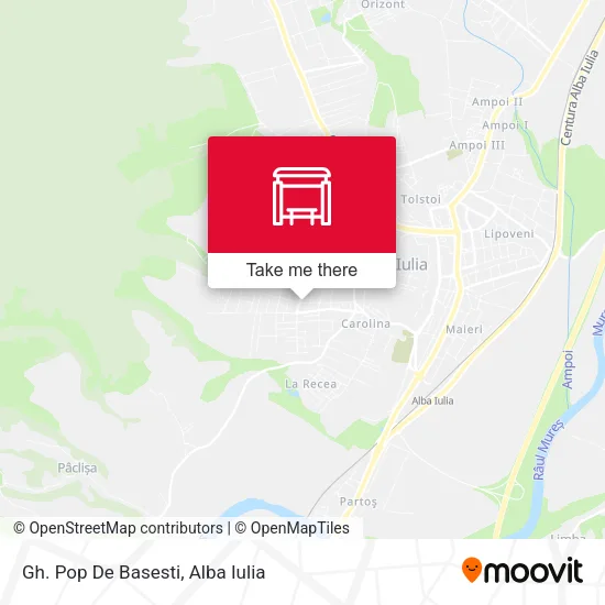 Gh. Pop De Basesti map