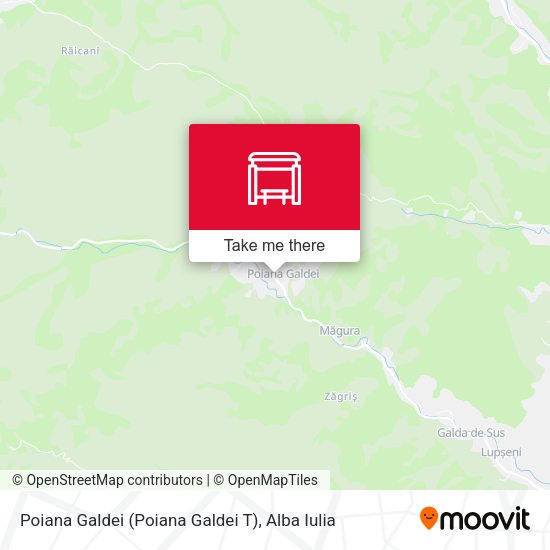 Poiana Galdei (Poiana Galdei T) map