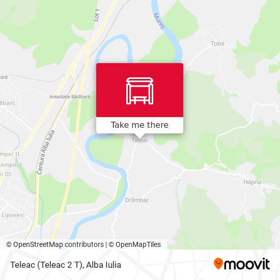 Teleac  (Teleac 2 T) map