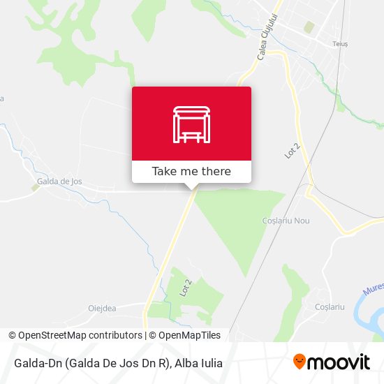 Galda-Dn (Galda De Jos Dn R) map