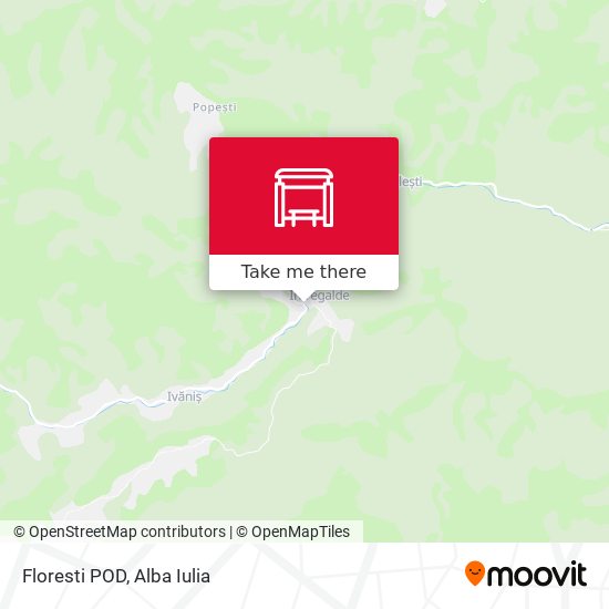 Floresti POD map