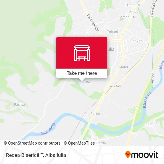 Recea-Biserică T map